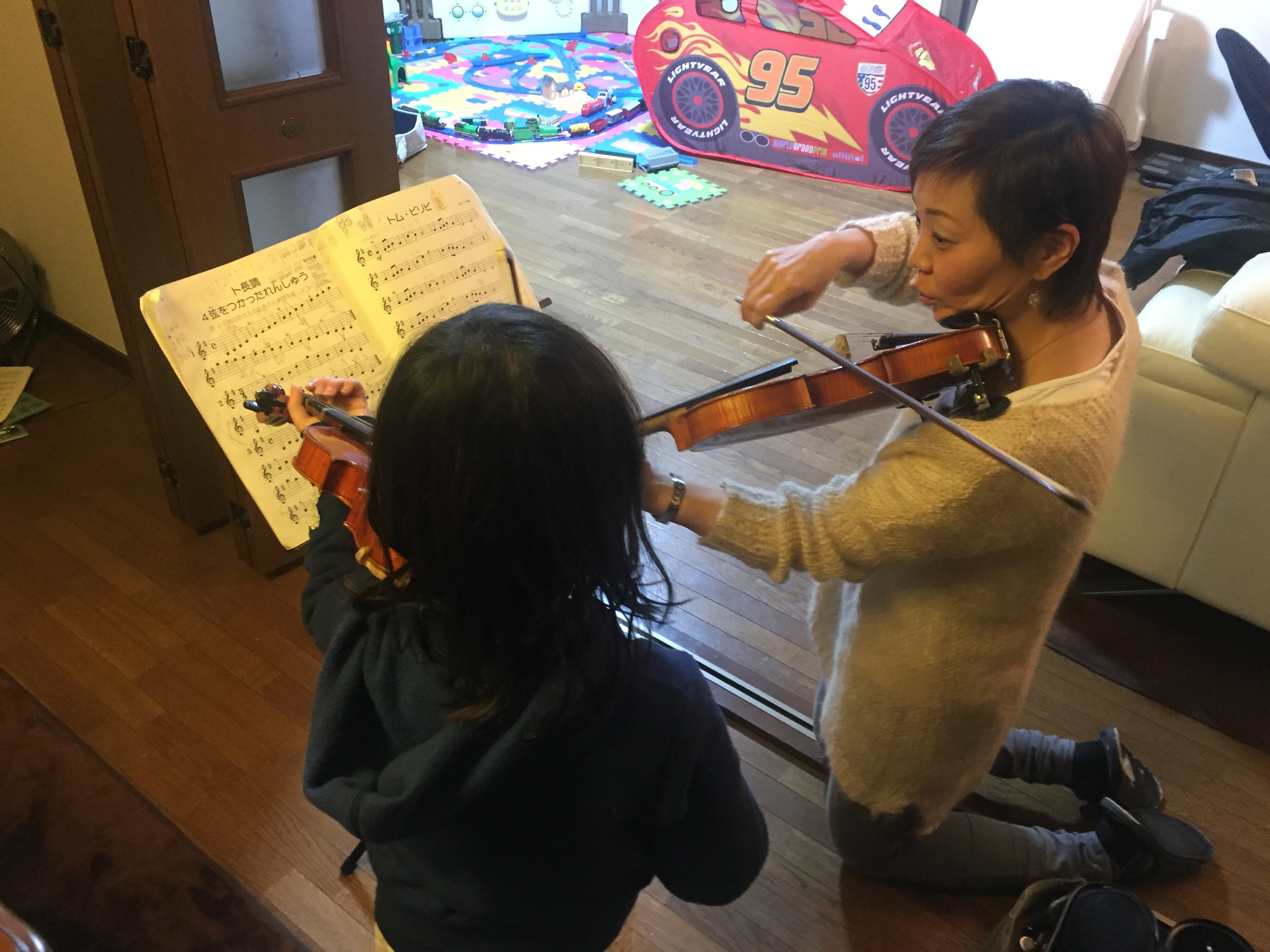 岡本で出張バイオリンレッスンの体験レポ